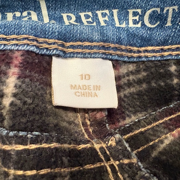 Classic Blue Women's Jeans flannel line size 10 by natural reflections - Picture 4 of 11